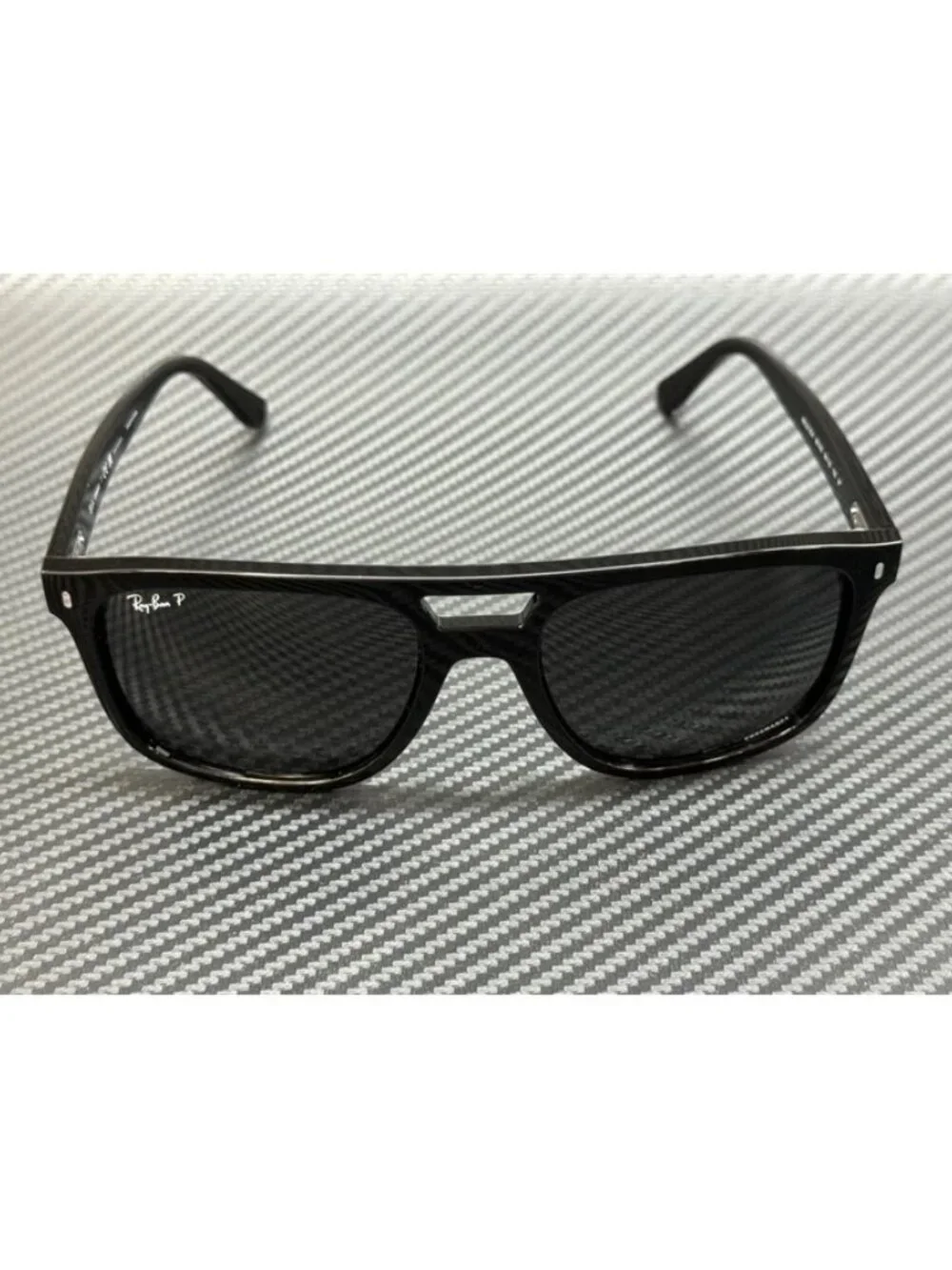 New Ray-Ban Men Black Sunglasses 58-20-150